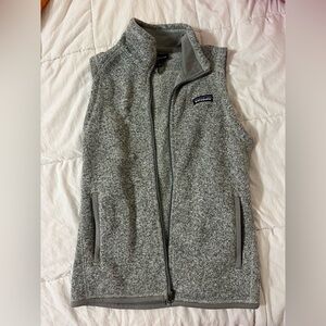 Patagonia Gray Sherpa Vest